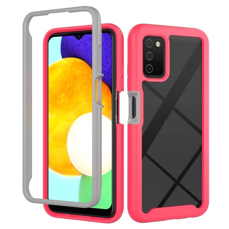 For Samsung Galaxy A03s 166mm Starry Sky Solid Color Series Shockproof PC + TPU Phone Case