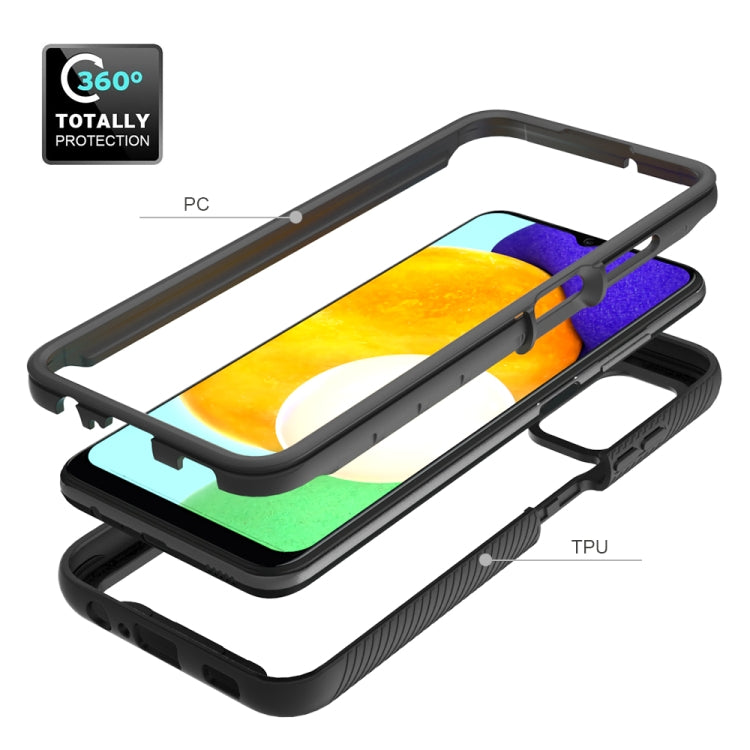 For Samsung Galaxy A03s 166mm Starry Sky Solid Color Series Shockproof PC + TPU Phone Case