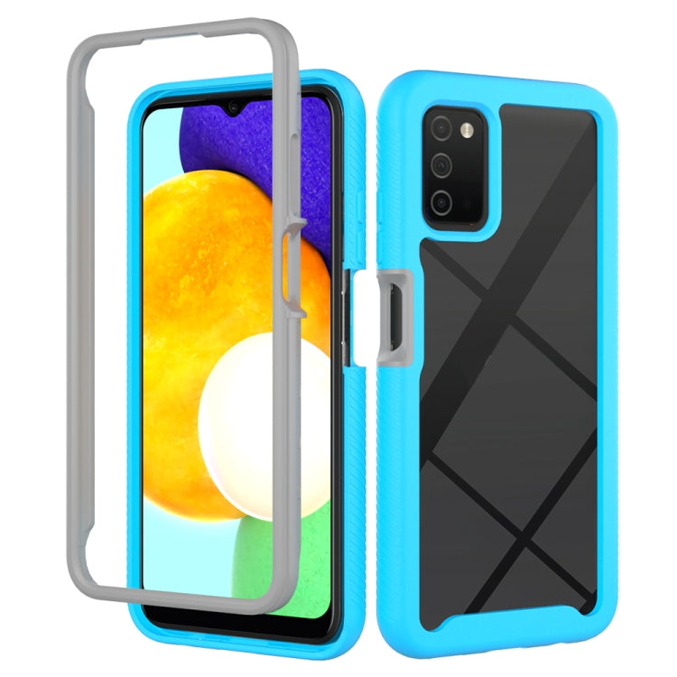 For Samsung Galaxy A03s 166mm Starry Sky Solid Color Series Shockproof PC + TPU Phone Case