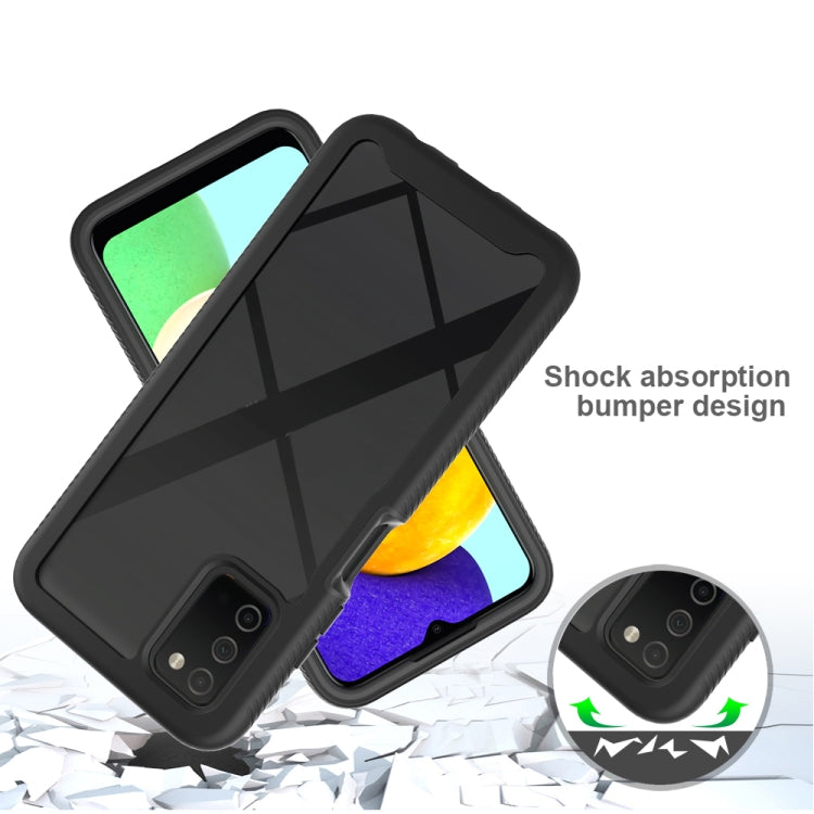 For Samsung Galaxy A03s 166mm Starry Sky Solid Color Series Shockproof PC + TPU Phone Case