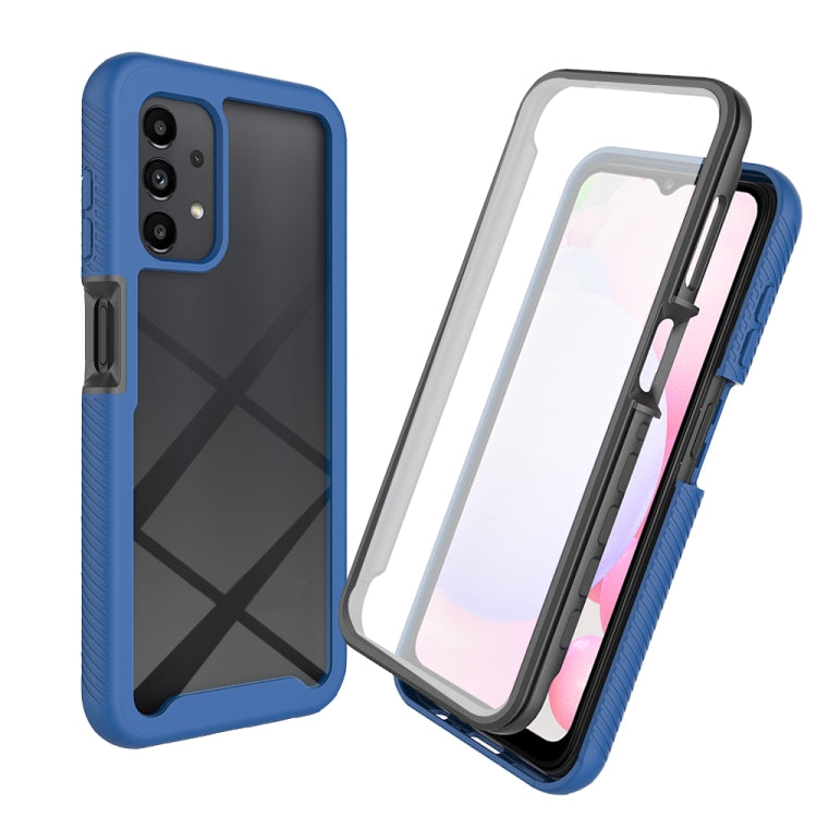 For Samsung Galaxy A13 4G Starry Sky Solid Color Series PC + TPU Phone Case with PET Film