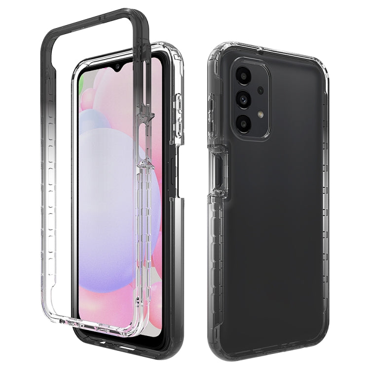 For Samsung Galaxy A13 4G Transparency Two-color Gradient PC + TPU Phone Case