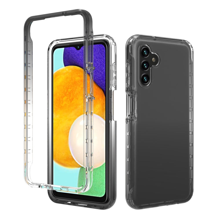 For Samsung Galaxy A13 5G Transparency Two-color Gradient PC + TPU Phone Case