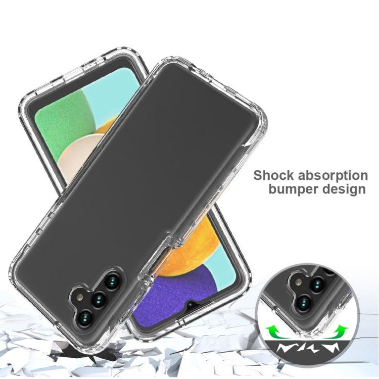 For Samsung Galaxy A13 5G Transparency Two-color Gradient PC + TPU Phone Case