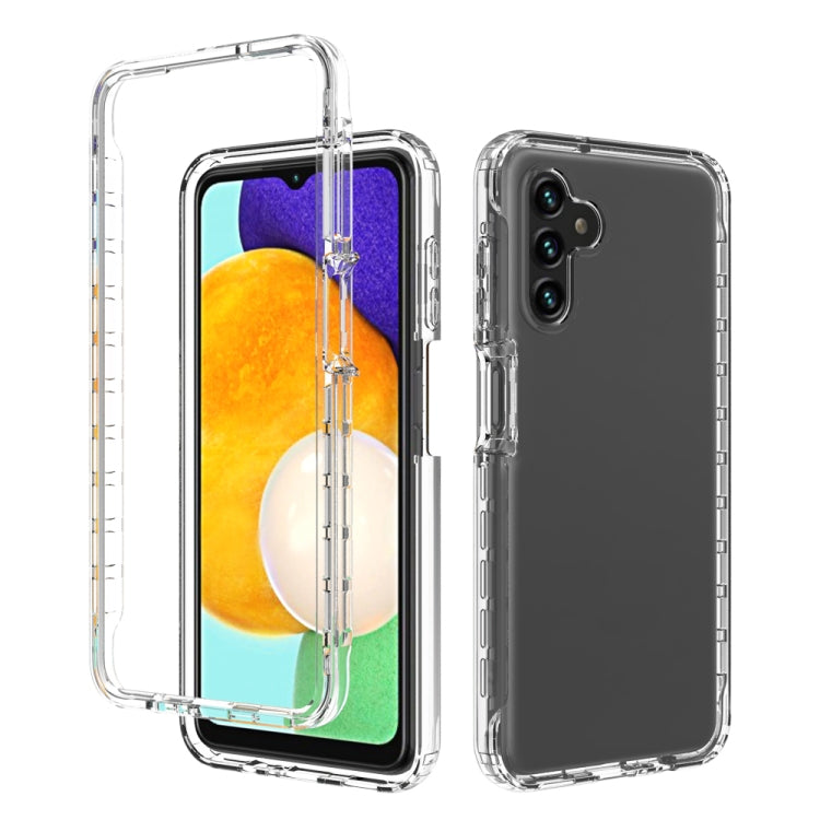 For Samsung Galaxy A13 5G Transparency Two-color Gradient PC + TPU Phone Case