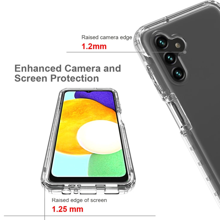 For Samsung Galaxy A13 5G Transparency Two-color Gradient PC + TPU Phone Case