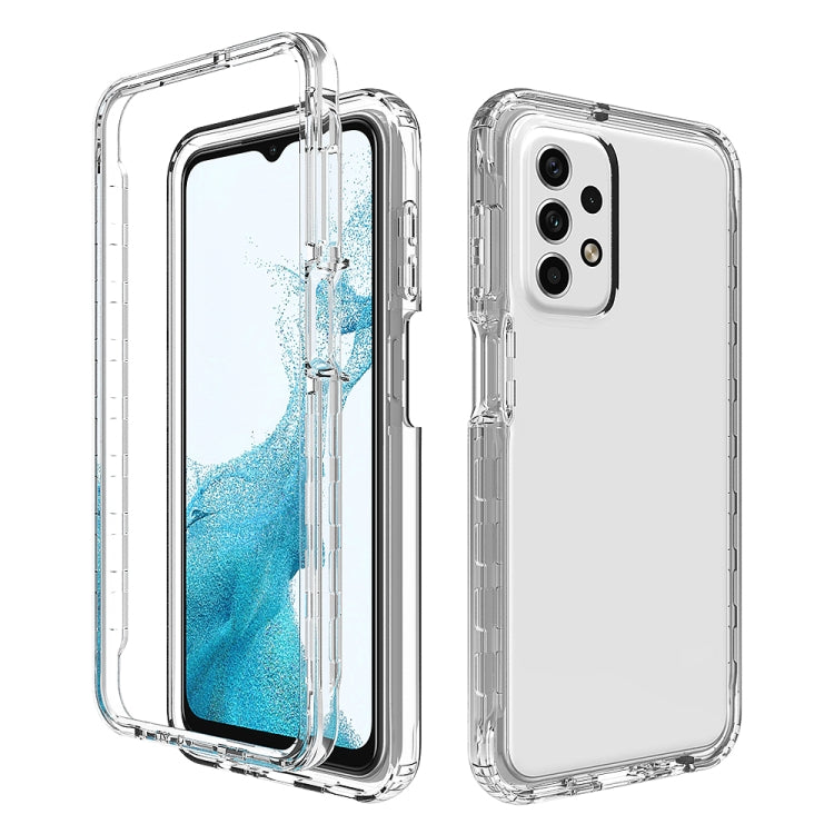 For Samsung Galaxy A23 4G Transparency Two-color Gradient PC + TPU Phone Case