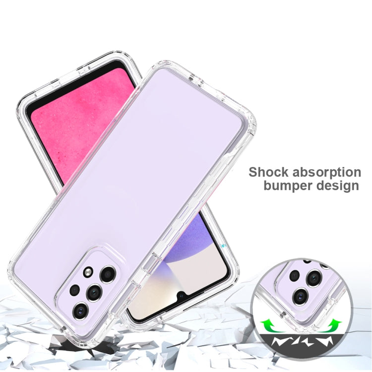 For Samsung Galaxy A33 5G Transparency Two-color Gradient PC + TPU Phone Case
