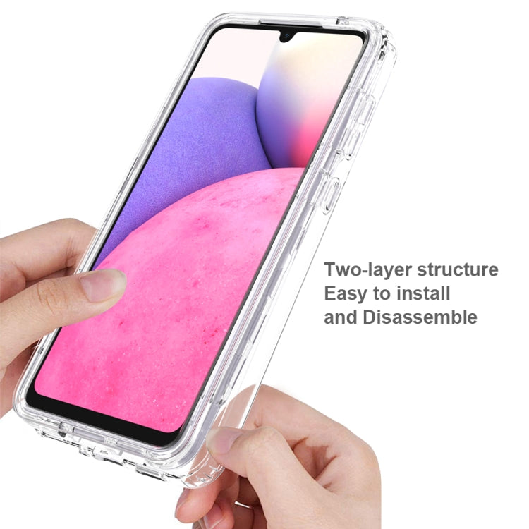 For Samsung Galaxy A33 5G Transparency Two-color Gradient PC + TPU Phone Case