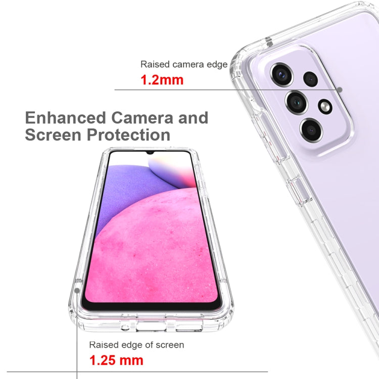 For Samsung Galaxy A33 5G Transparency Two-color Gradient PC + TPU Phone Case
