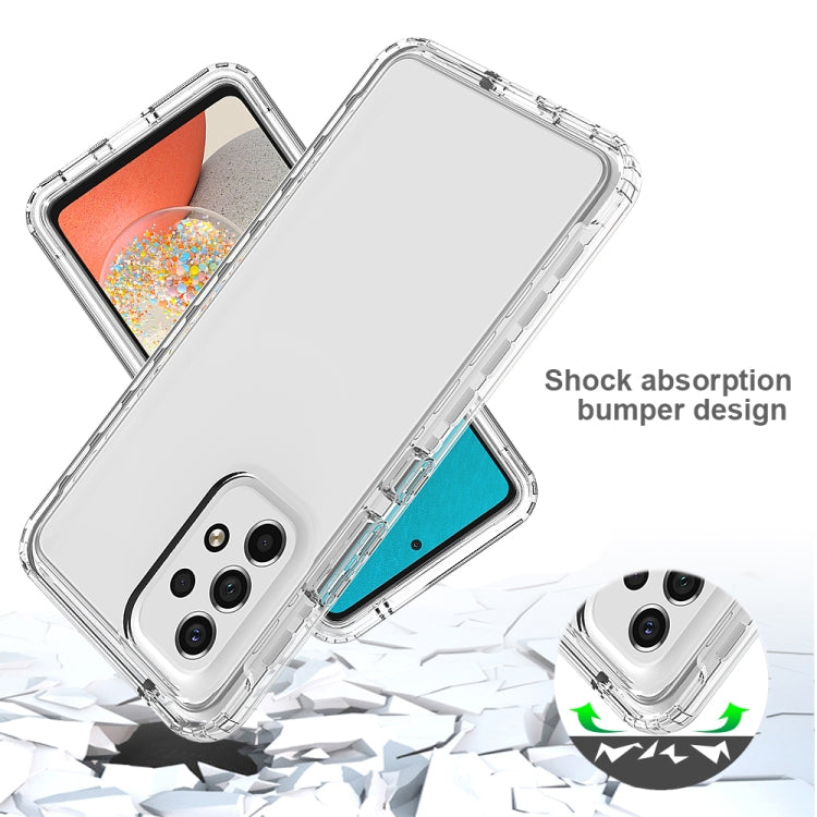 For Samsung Galaxy A53 5G Transparency Two-color Gradient PC + TPU Phone Case