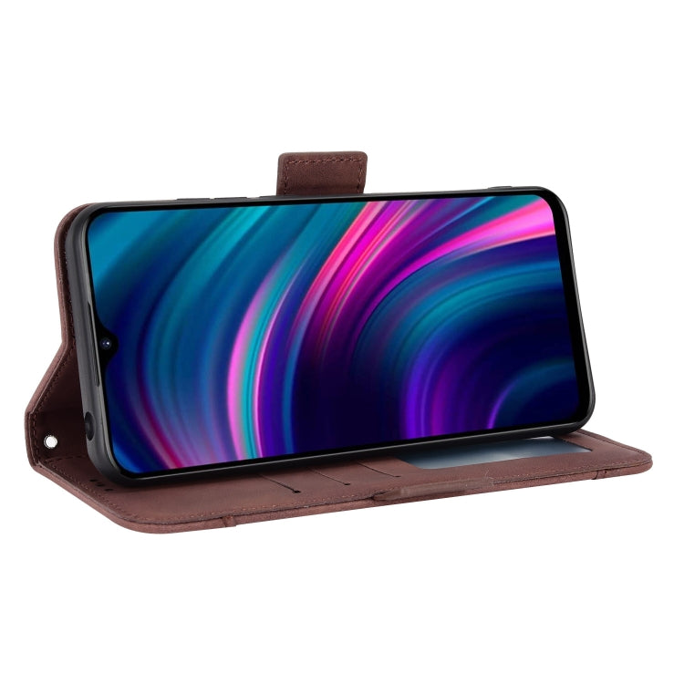 For BLU G51 Plus Skin Feel Calf Pattern Leather Phone Case