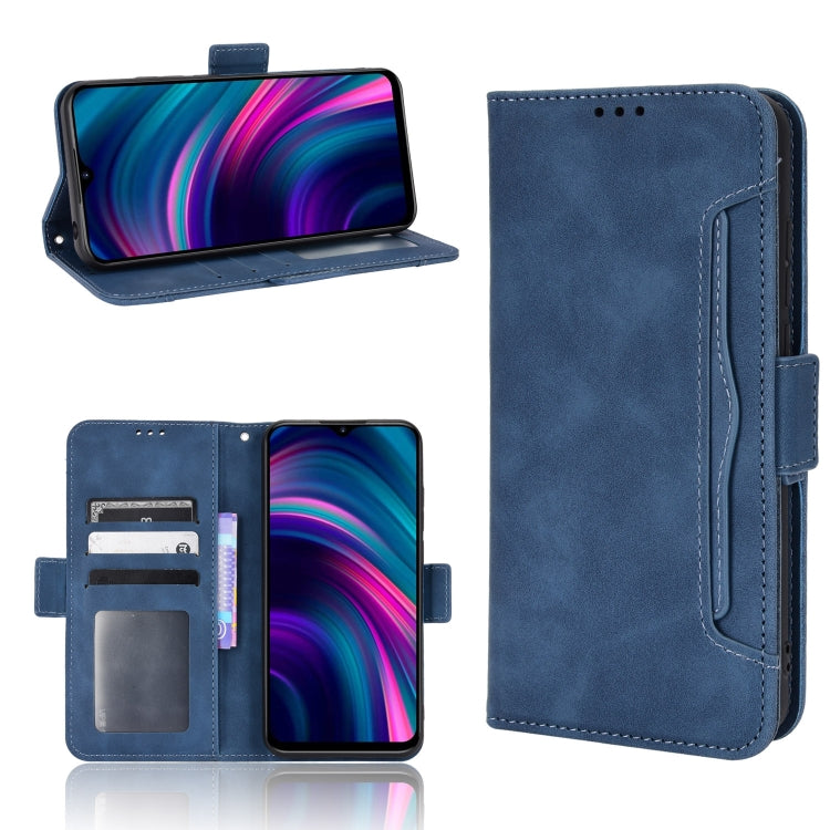 For BLU G51 Plus Skin Feel Calf Pattern Leather Phone Case