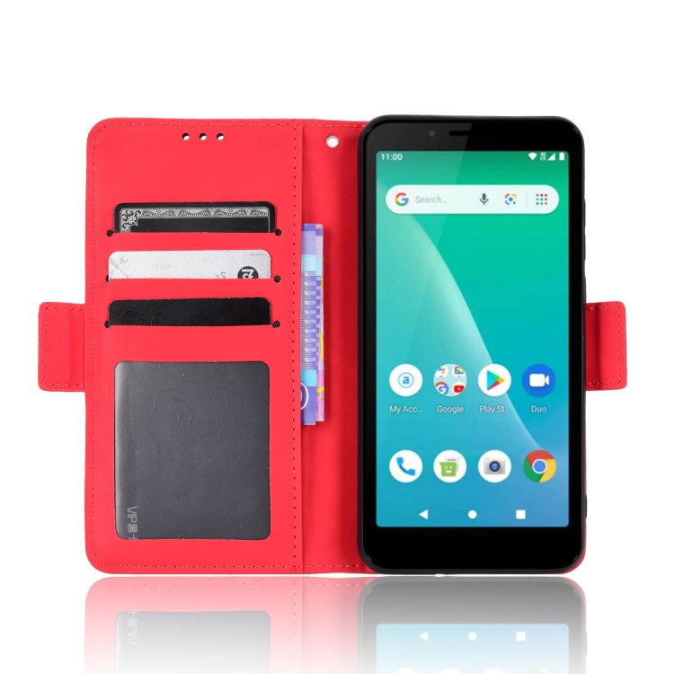For Schok Volt SV55 / SV55216 Skin Feel Calf Pattern Leather Phone Case