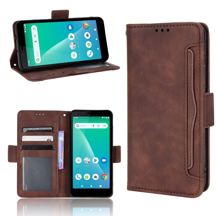 For Schok Volt SV55 / SV55216 Skin Feel Calf Pattern Leather Phone Case
