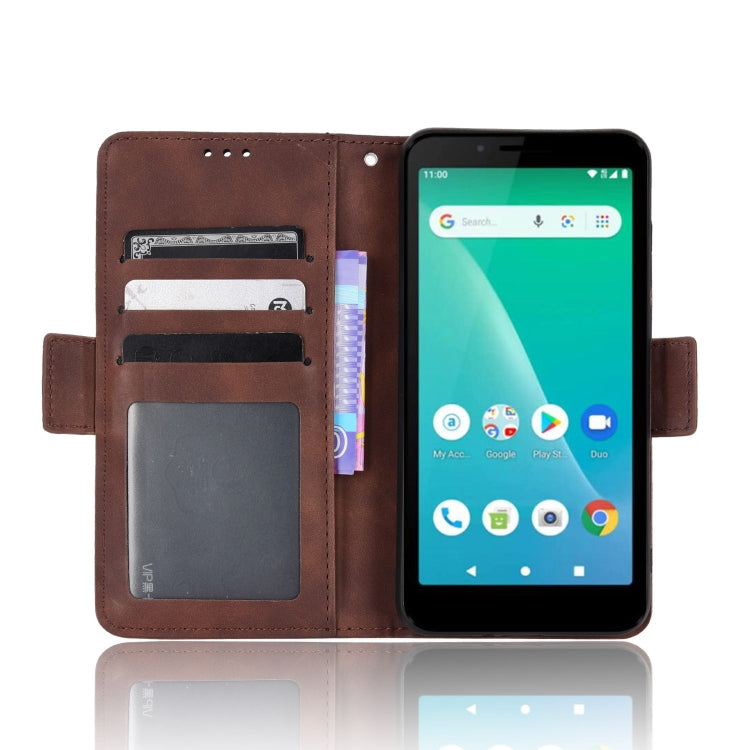 For Schok Volt SV55 / SV55216 Skin Feel Calf Pattern Leather Phone Case