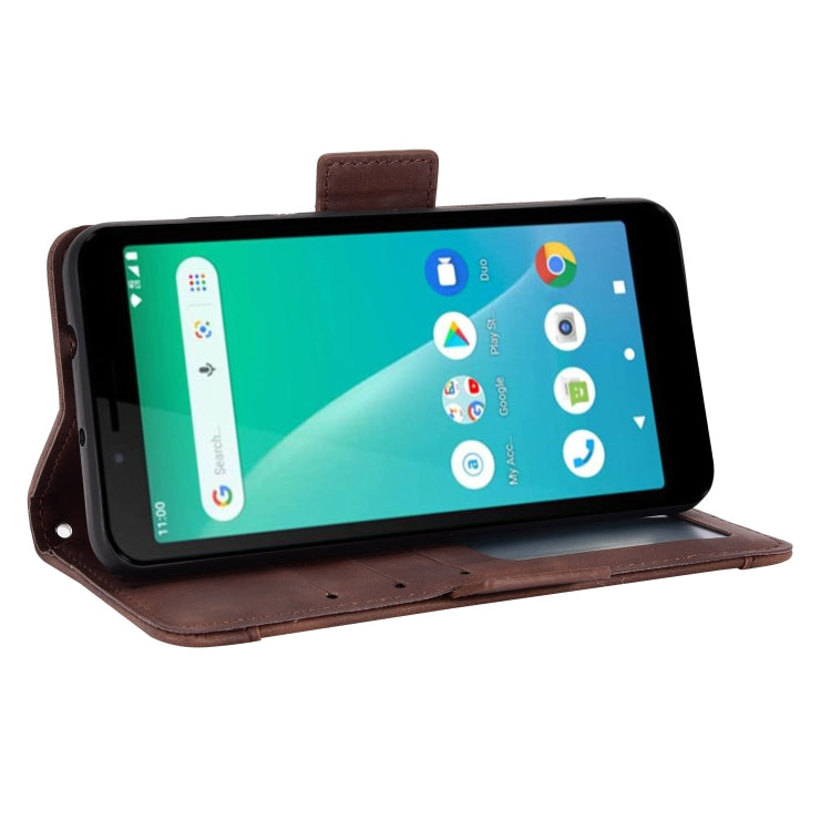 For Schok Volt SV55 / SV55216 Skin Feel Calf Pattern Leather Phone Case
