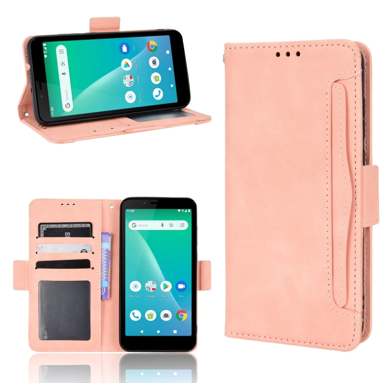 For Schok Volt SV55 / SV55216 Skin Feel Calf Pattern Leather Phone Case