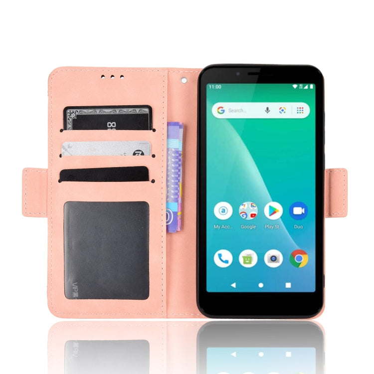 For Schok Volt SV55 / SV55216 Skin Feel Calf Pattern Leather Phone Case