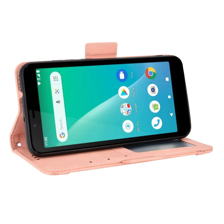 For Schok Volt SV55 / SV55216 Skin Feel Calf Pattern Leather Phone Case