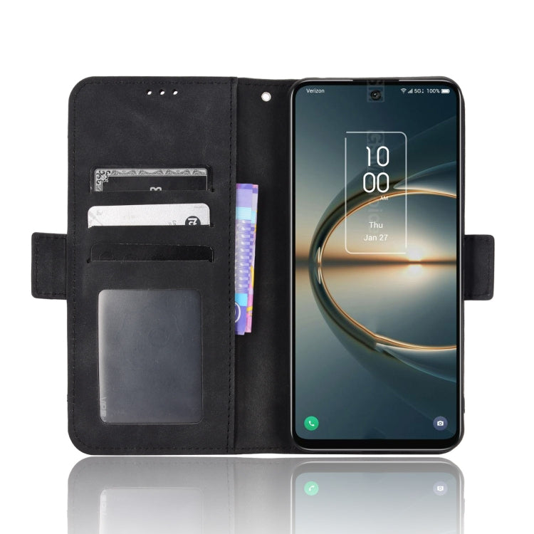 For TCL 30V 5G Skin Feel Calf Pattern Leather Phone Case