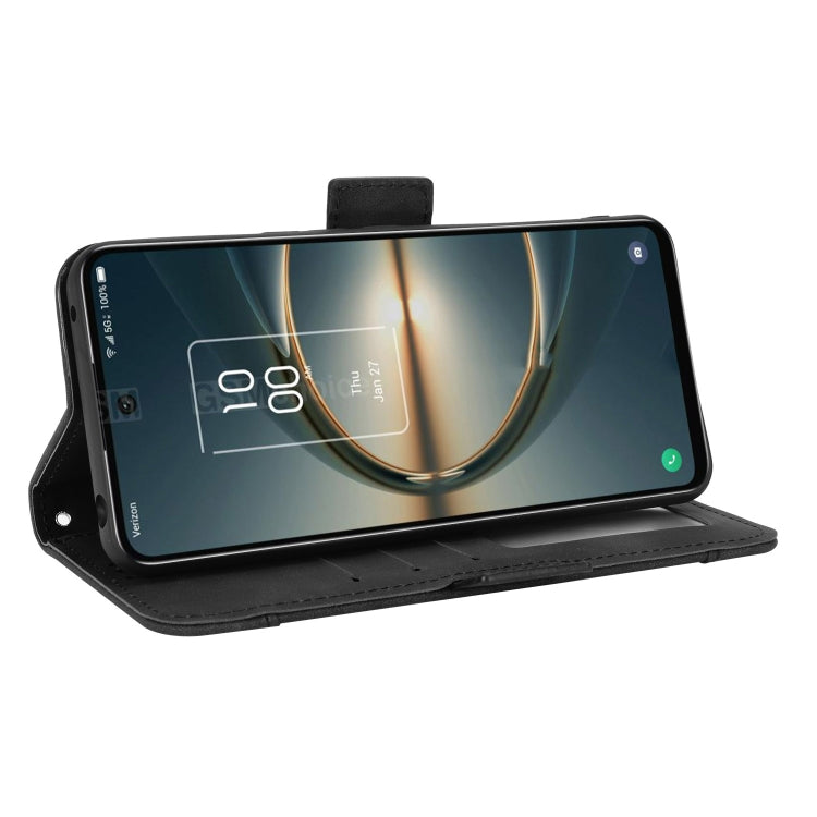 For TCL 30V 5G Skin Feel Calf Pattern Leather Phone Case