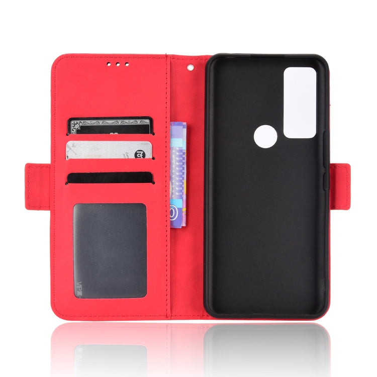 For TCL 30V 5G Skin Feel Calf Pattern Leather Phone Case