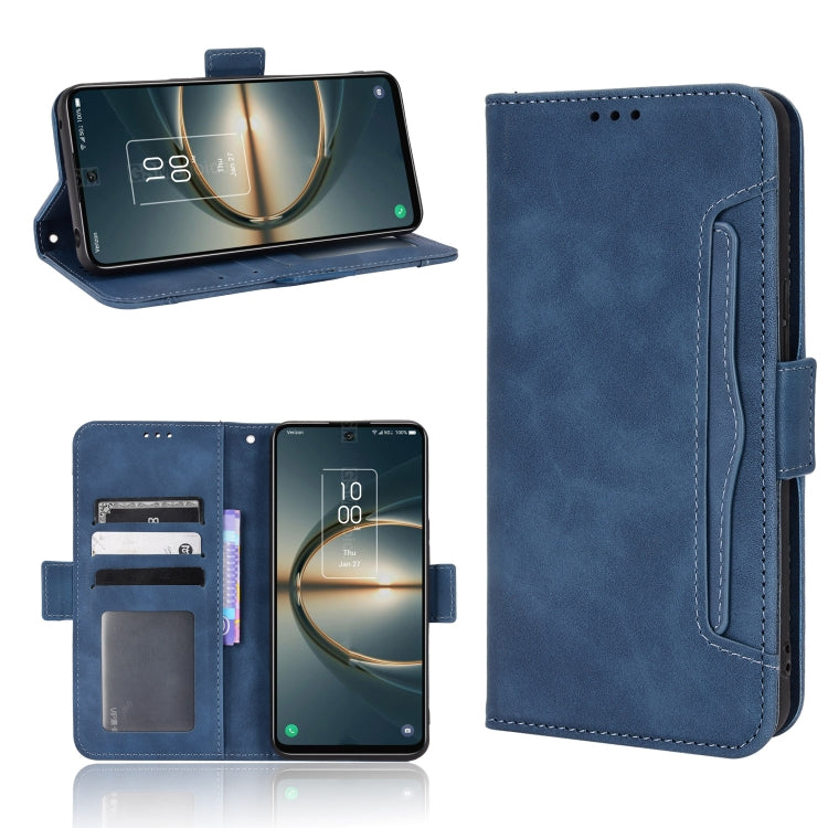 For TCL 30V 5G Skin Feel Calf Pattern Leather Phone Case