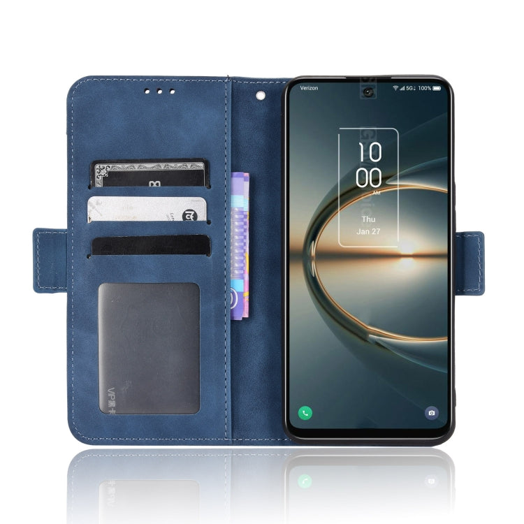 For TCL 30V 5G Skin Feel Calf Pattern Leather Phone Case