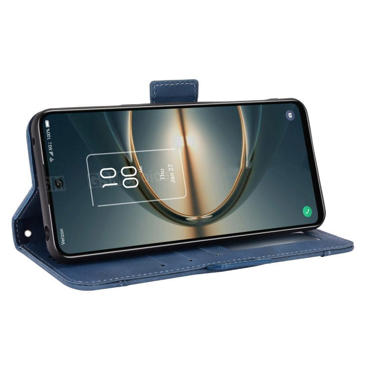 For TCL 30V 5G Skin Feel Calf Pattern Leather Phone Case