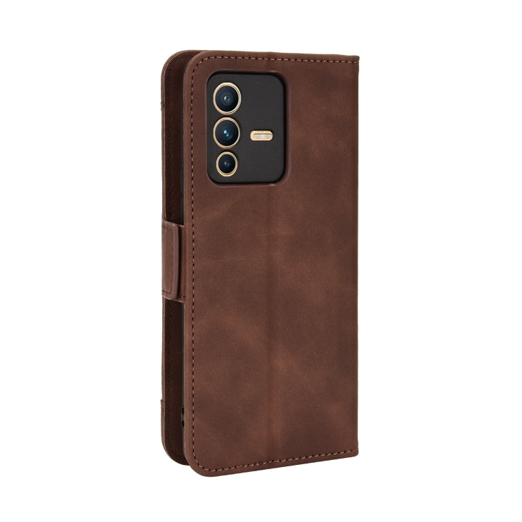 For vivo S12 / V23 5G Skin Feel Calf Pattern Leather Phone Case