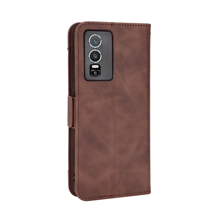 For vivo Y76 5G Skin Feel Calf Pattern Leather Phone Case