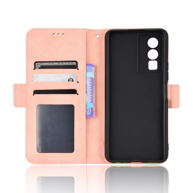 For vivo Y76 5G Skin Feel Calf Pattern Leather Phone Case