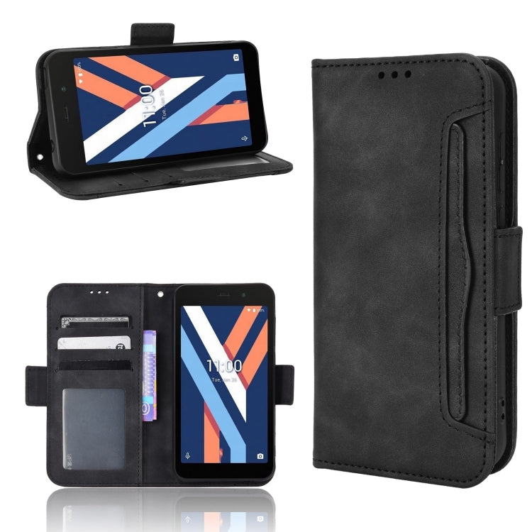 For Wiko Y52 Skin Feel Calf Pattern Leather Phone Case