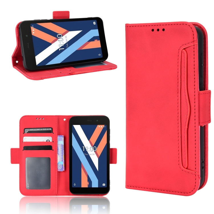 For Wiko Y52 Skin Feel Calf Pattern Leather Phone Case