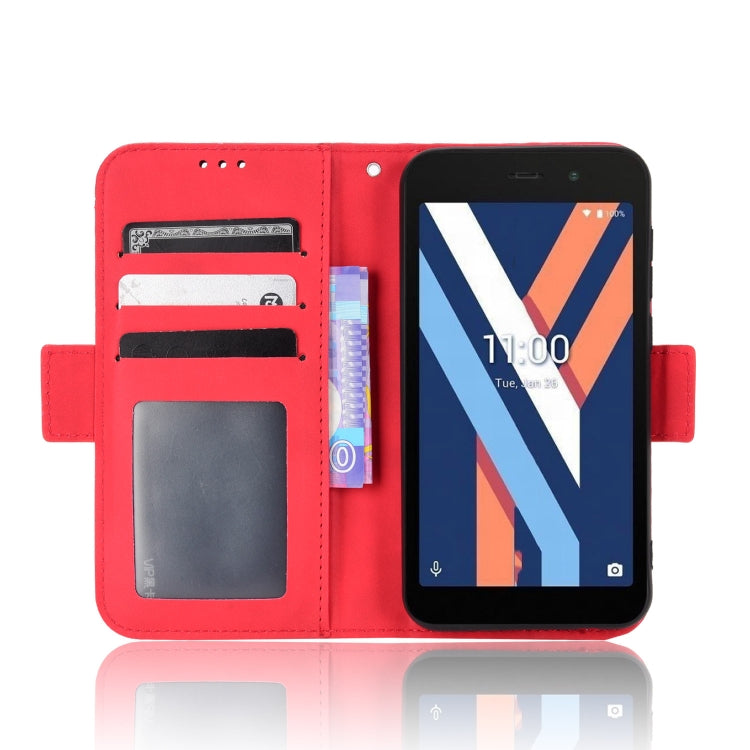 For Wiko Y52 Skin Feel Calf Pattern Leather Phone Case
