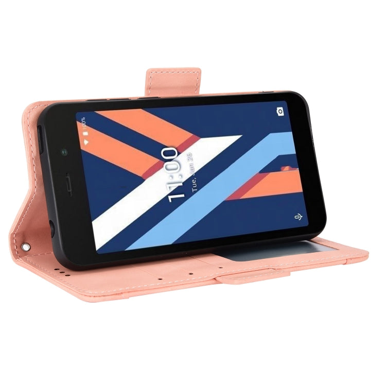 For Wiko Y52 Skin Feel Calf Pattern Leather Phone Case