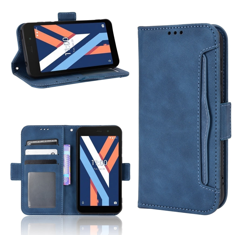 For Wiko Y52 Skin Feel Calf Pattern Leather Phone Case