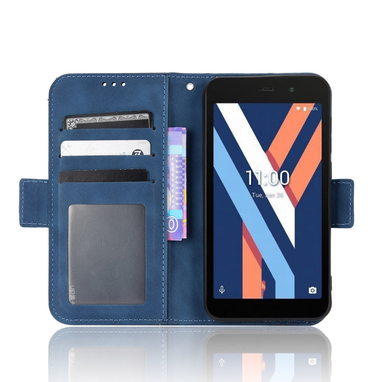 For Wiko Y52 Skin Feel Calf Pattern Leather Phone Case
