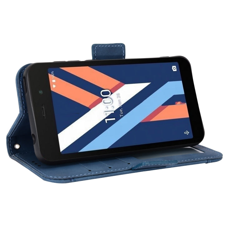 For Wiko Y52 Skin Feel Calf Pattern Leather Phone Case
