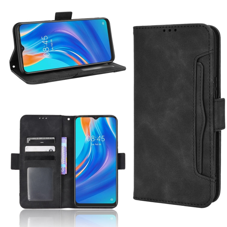 For Tecno Spark 7 Skin Feel Calf Pattern Leather Phone Case