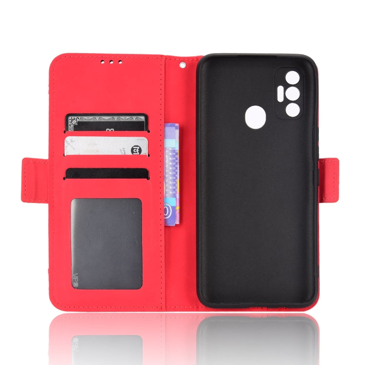 For Tecno Spark 7 Skin Feel Calf Pattern Leather Phone Case