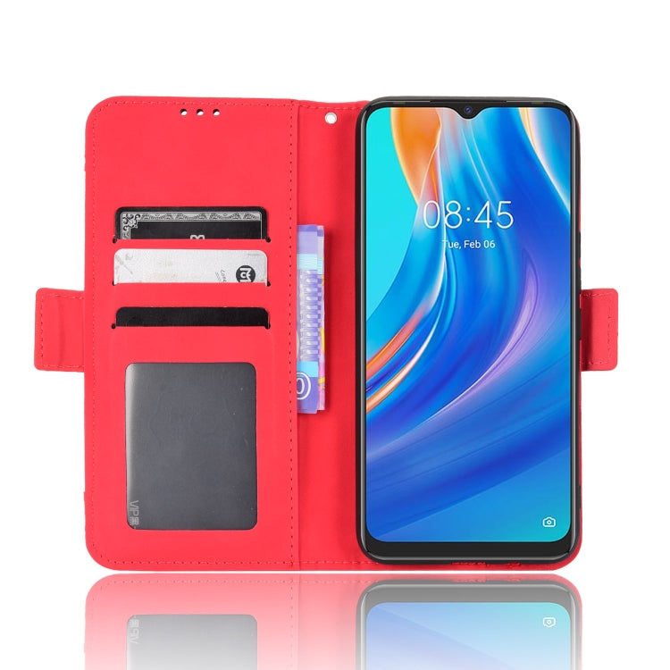 For Tecno Spark 7 Skin Feel Calf Pattern Leather Phone Case