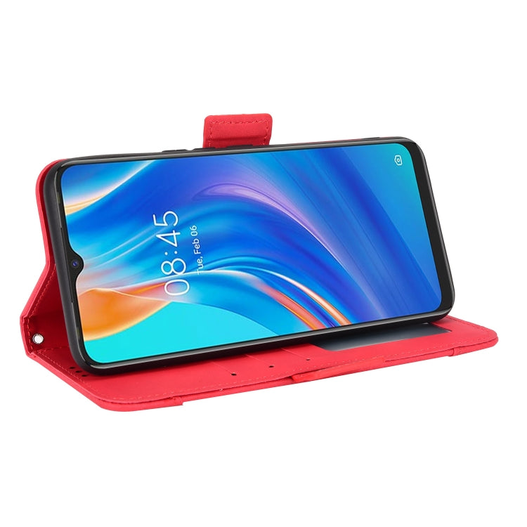 For Tecno Spark 7 Skin Feel Calf Pattern Leather Phone Case