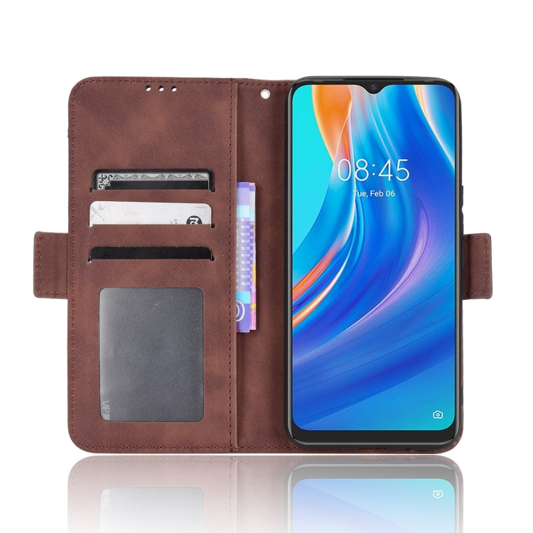 For Tecno Spark 7 Skin Feel Calf Pattern Leather Phone Case