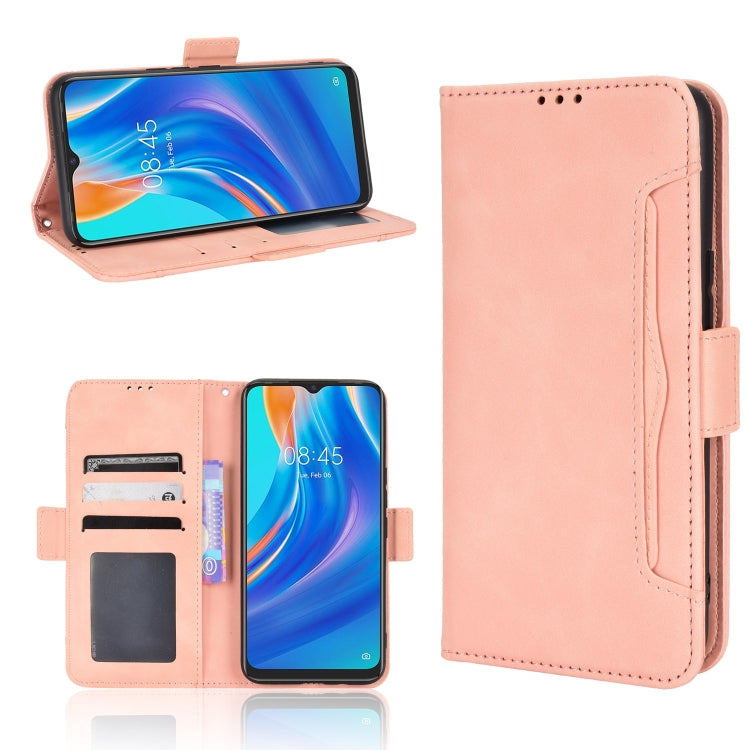 For Tecno Spark 7 Skin Feel Calf Pattern Leather Phone Case