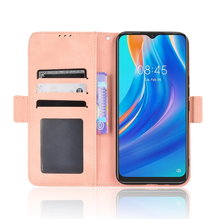 For Tecno Spark 7 Skin Feel Calf Pattern Leather Phone Case