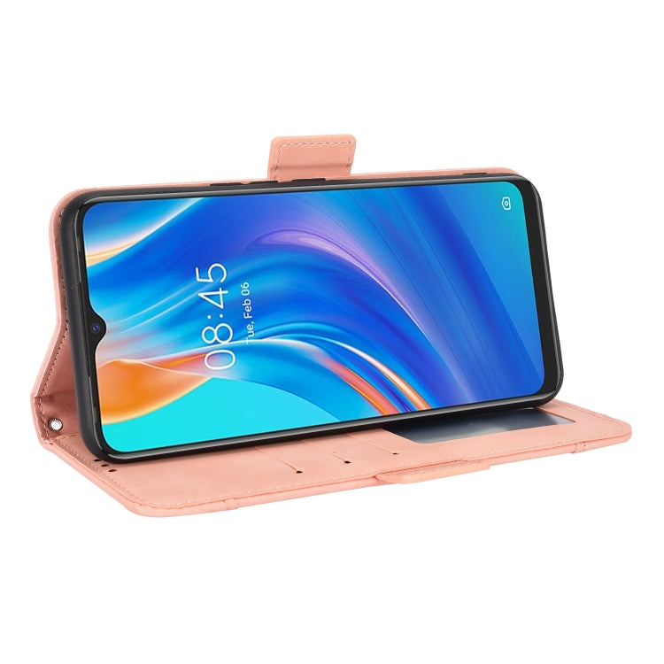 For Tecno Spark 7 Skin Feel Calf Pattern Leather Phone Case