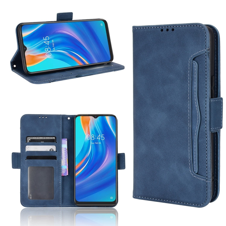 For Tecno Spark 7 Skin Feel Calf Pattern Leather Phone Case
