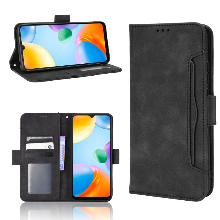 For Xiaomi Redmi 10C Skin Feel Calf Pattern Leather Phone Case